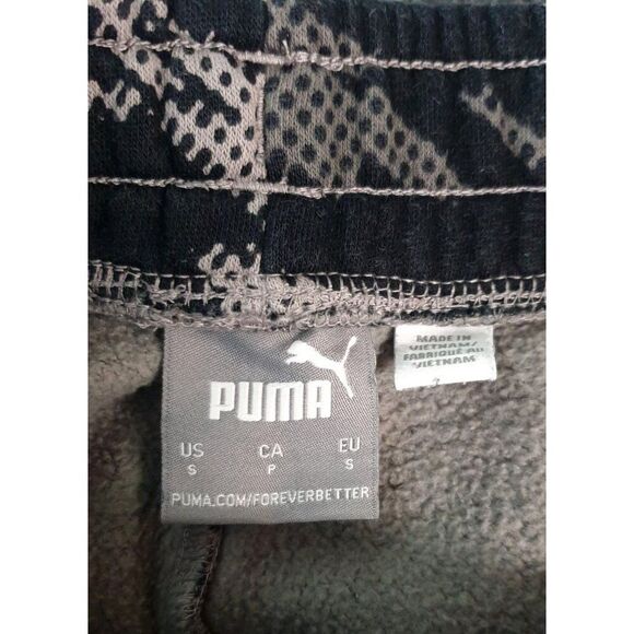 Puma Mens Athletic Shorts S Camouflage Fleece Elastic Long Pockets Training Gym - Picture 5 of 7